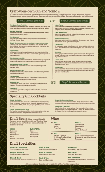 IE cocktail menu 7-192